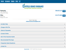 Tablet Screenshot of intellichoiceinsurance.com